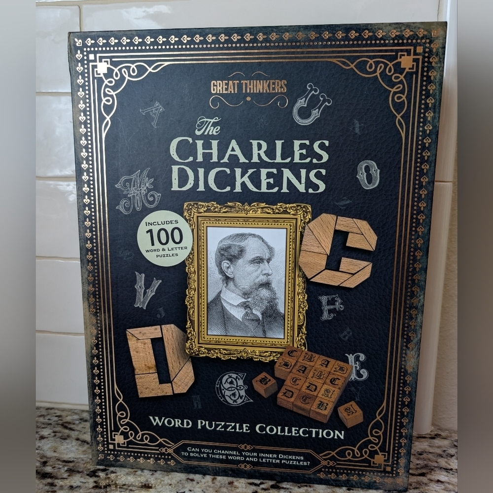 Charles Dickens Word Puzzle Collection: 100 Word and Letter Puzzles NEW Sealed